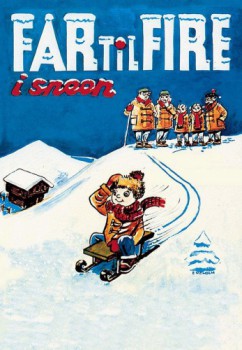 poster Far til fire i sneen&nbsp;&nbsp;(1954)