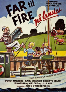 poster Far til fire på landet&nbsp;&nbsp;(1955)
